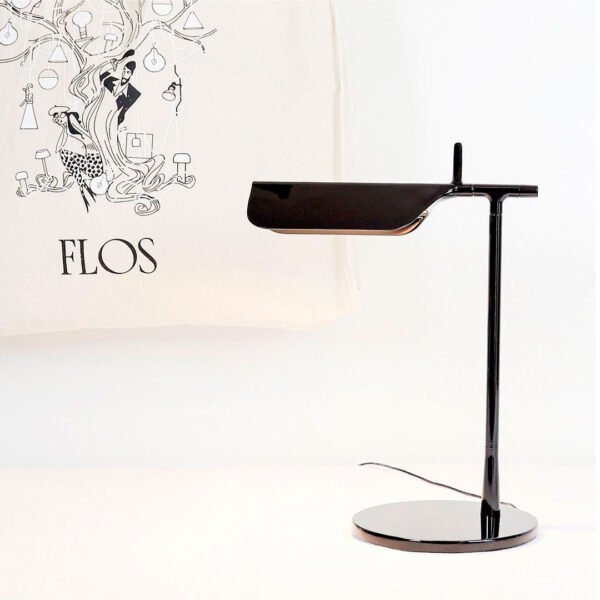 lampara de mesa tab flos diseño italiano original negra blanca argentina