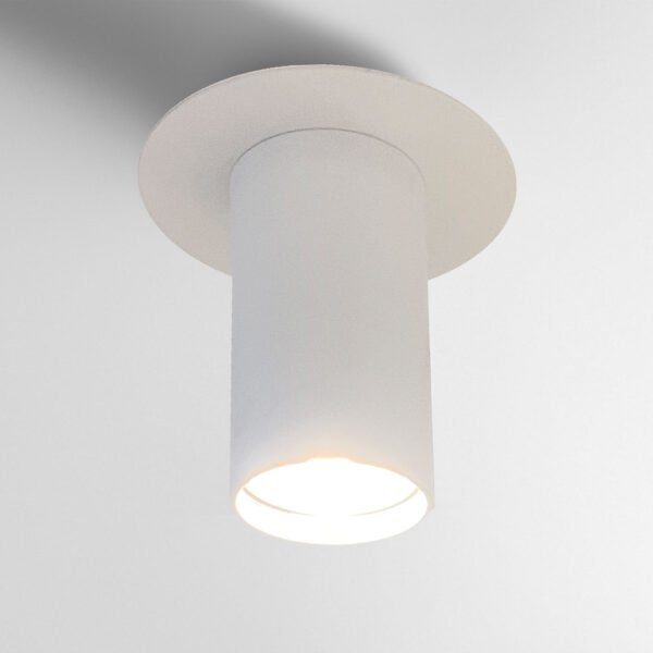 lampara plafon de techo cilindro minimalista blanco negro led compra online iluminacion