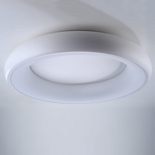 lampara plafon de techo chato moderno diseño led luz calida iluminacion hogar dimerizable