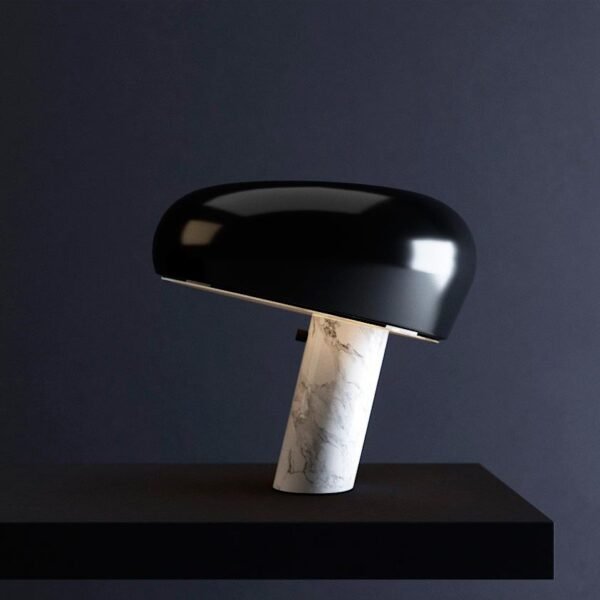 lampara de mesa snoopy flos diseño italiano original achille castiglioni